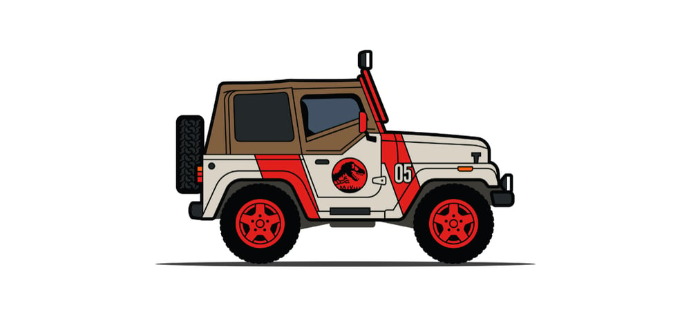 Image of Welcome to Jurassic Park Jeep 5