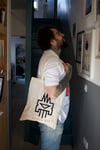 Beige Tote Bag - Sheild Logo