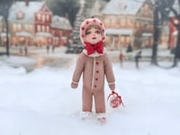 Image 1 of Spun Cotton Doll Ornament, Niklaus