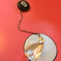 Vintage Button, Glass and Crystal Chandelier Pendulum 