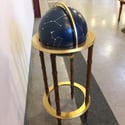 Vintage Custom Painted Globe on Gold Leafed Stand