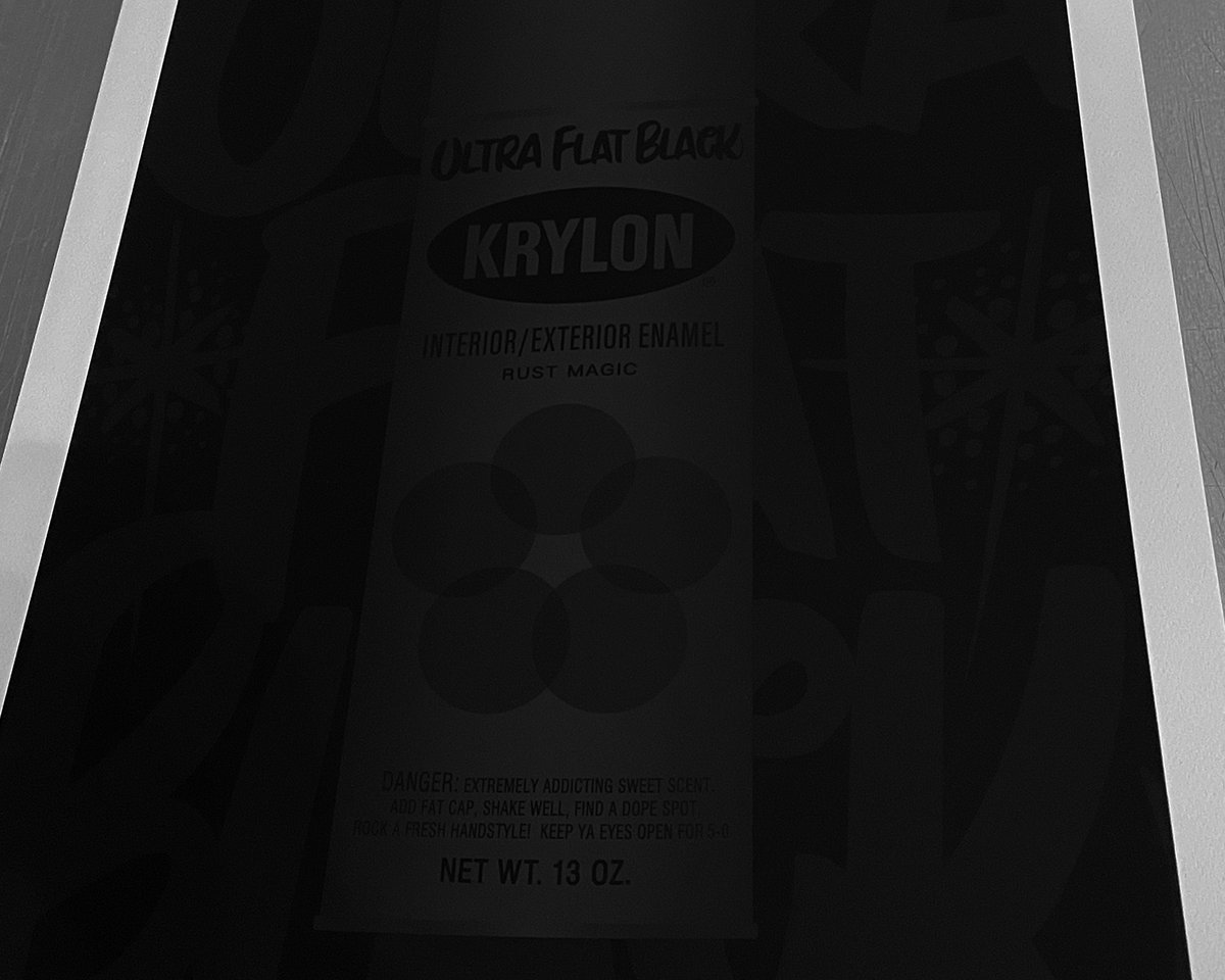 Image of Krylon • Ultra Flat Back - Archival Print
