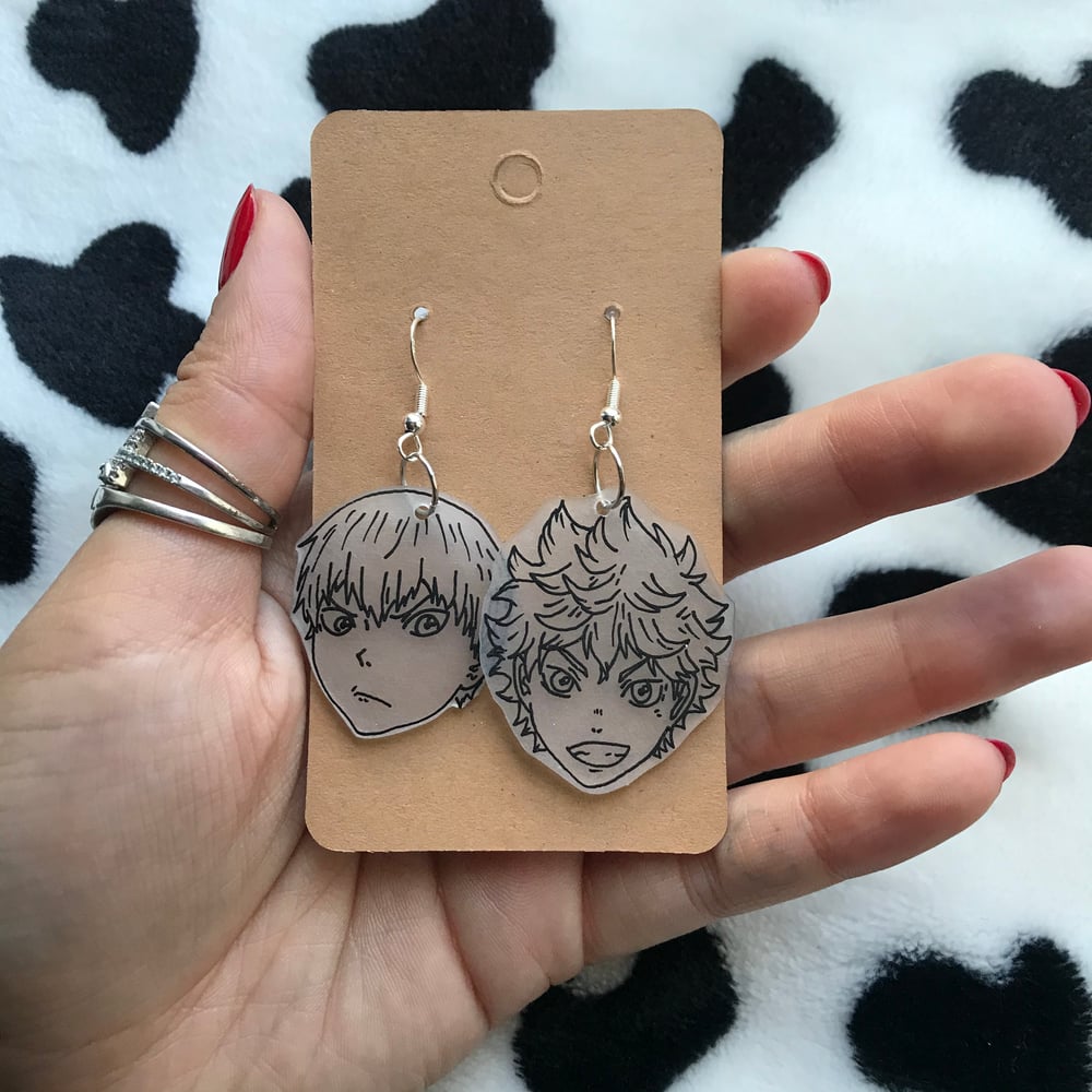 Image of Kageyama & Hinata earrings