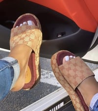 Image 5 of Gucci Platform Slides