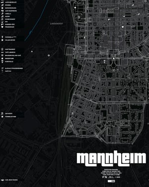 Image of Mannheim underground Karte