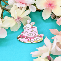 Image of B Grade {SECONDS} Cute-Tea Enamel Pins