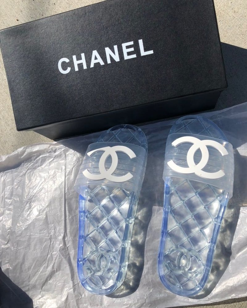 Chanel Jelly Slides Rich Accessories