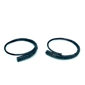 Image of Black Tendril Bangle Bracelet set 2
