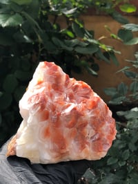 Image 1 of RAW RED CALCITE  IN MATRIX (FREESTANDING) - MEXICO 