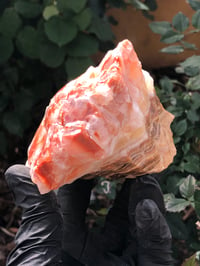 Image 2 of RAW RED CALCITE  IN MATRIX (FREESTANDING) - MEXICO 
