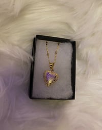 Image 2 of Mini Photo Heart Shaped Locket