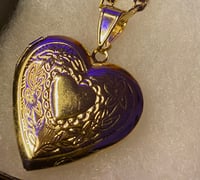 Image 1 of Heart Shaped Photo Locket 