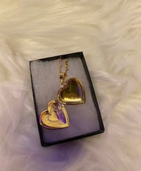 Image 2 of Heart Shaped Photo Locket 