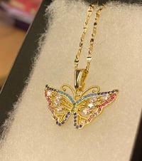 Image 1 of Fairy Butterfly Necklace 