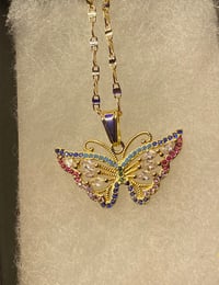 Image 4 of Fairy Butterfly Necklace 