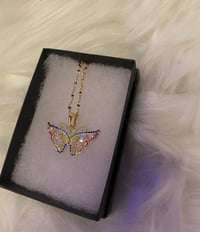 Image 2 of Fairy Butterfly Necklace 