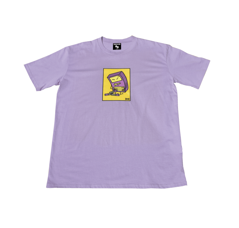 Battery Acid Tee - Lavender