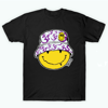 Acid Smiley Doodle Purple Ohm Edition T Shirt