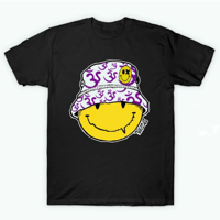 Image 2 of Acid Smiley Doodle Purple Ohm Edition T Shirt