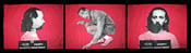 Image of PDub Tryptich Red Stretched Canvas Set