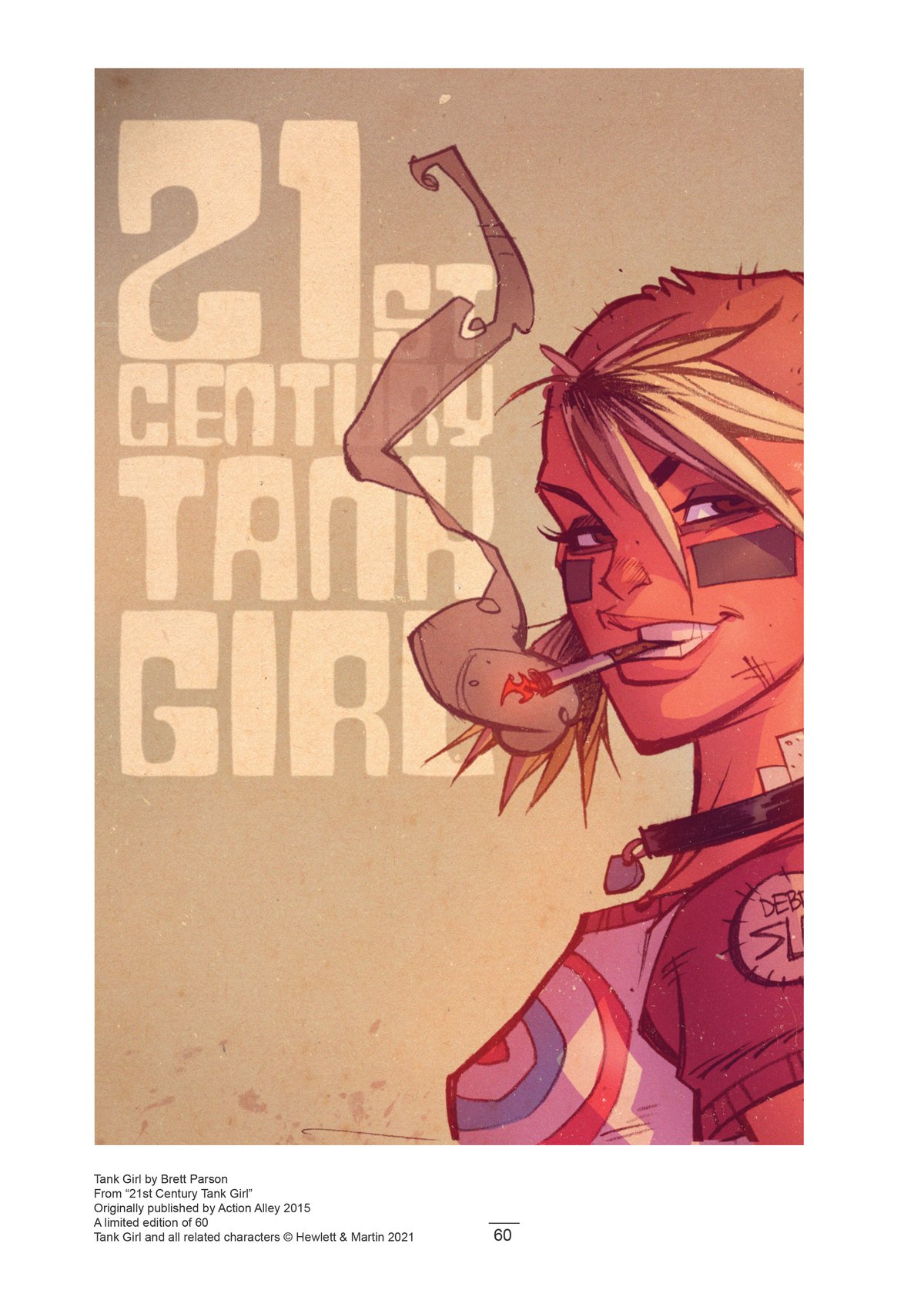 Image of 21st Century Tank Girl Giclee Print - Jamie Hewlett - Limited Edition