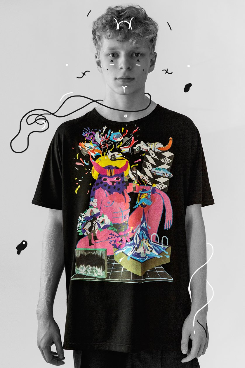 T-SHIRT Ostara — black  L/XL