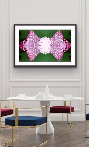 Traction Pink Green - Mystery Building Series - Limited Edition Print 1/5