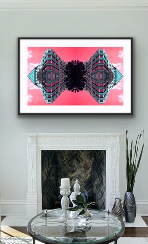 Traction Pink Blue - Mystery Building Series - Limited Edition Print 2/5