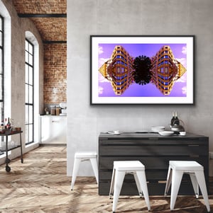 Traction Yellow Blue - Mystery Building Series - Limited Edition Prints 1/5
