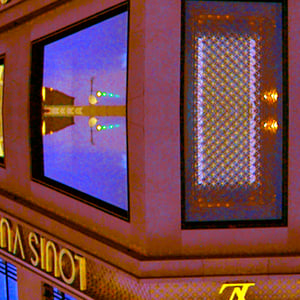 Traction Yellow Blue - Mystery Building Series - Limited Edition Prints 1/5