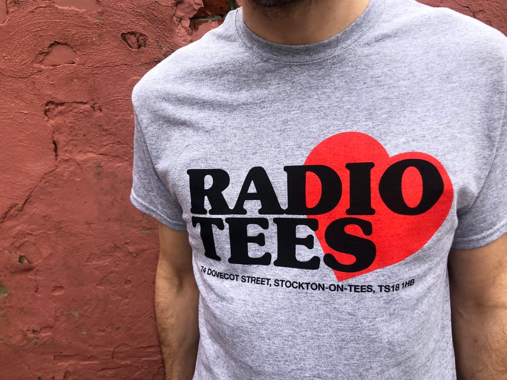 Image of RADIO TEES TEE GREY