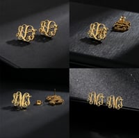 Image 1 of  Script Earrings