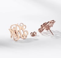Image 2 of  Script Earrings