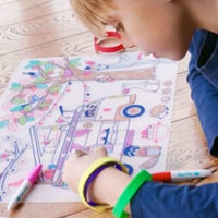 Image 3 of Set en silicone à colorier DREAM VAN