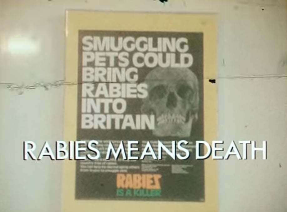 'Rabies' Public Information Print | Hidden Britain