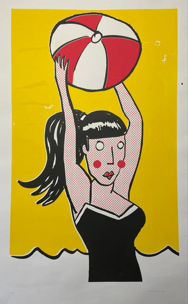 Image of Girl With Ball (2015) by Charlie Evaristo-Boyce 