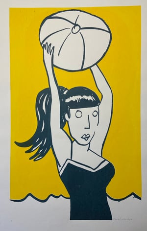 Image of Girl With Ball (2015) by Charlie Evaristo-Boyce 