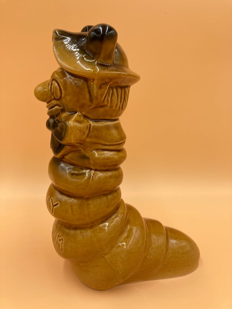 Image of Willy Worm vintage money bank