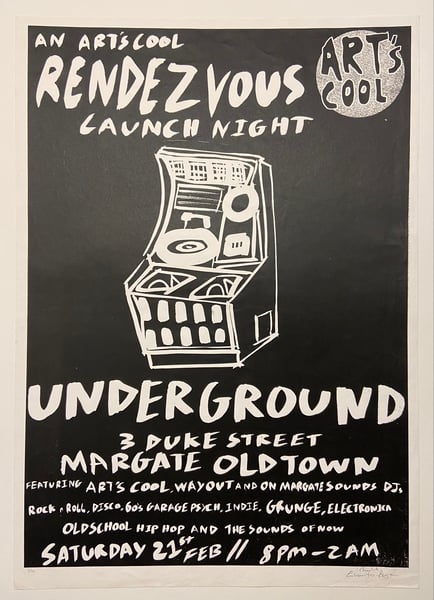 Image of Underground poster by Charlie Evaristo-Boyce