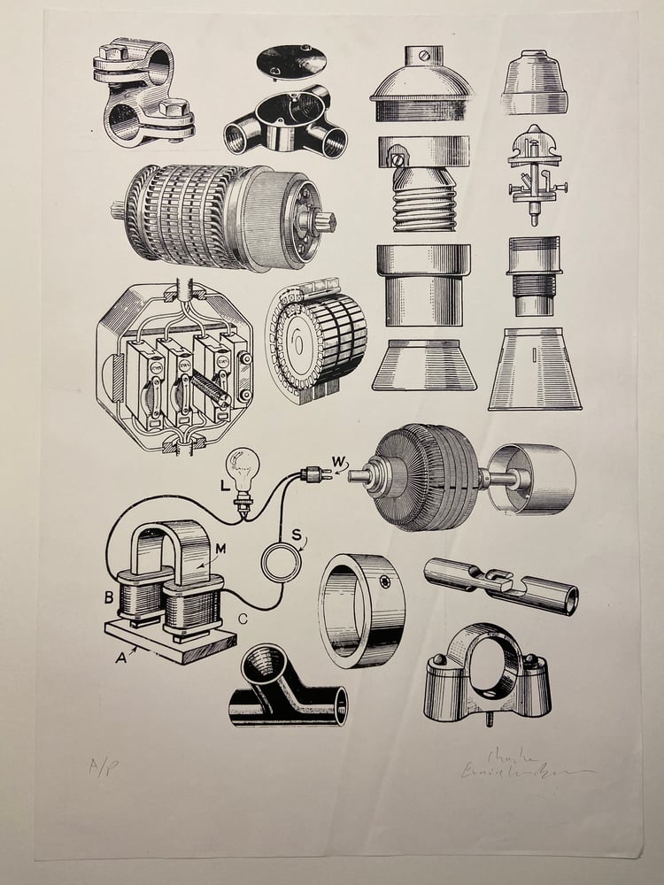 Image of Practical Electrical Engineering - Artist Proof by Charlie Evaristo-Boyce