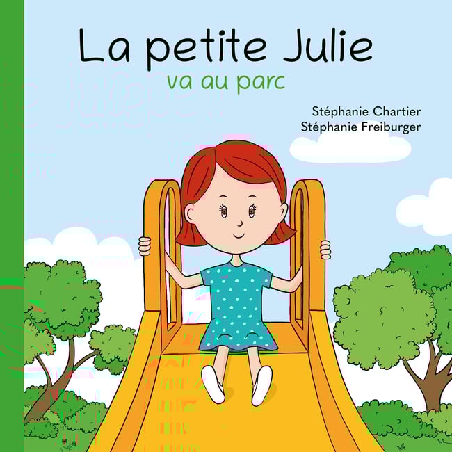 La petite Julie va au parc