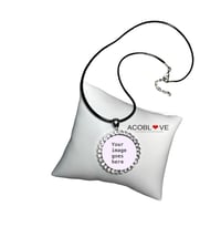 Image 3 of Custom Image Pendant necklace