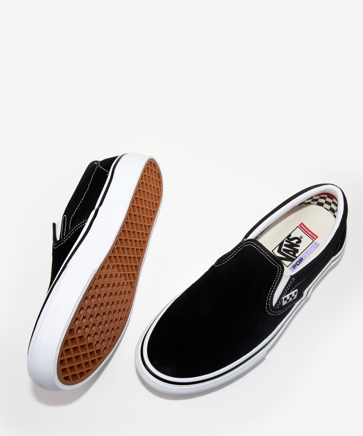 VANS_SKATE SLIP-ON :::BLACK/WHITE::: - Main Image