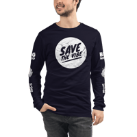 Image 4 of Save the Vibe Long Sleeve Unisex Tee