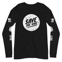 Image 5 of Save the Vibe Long Sleeve Unisex Tee