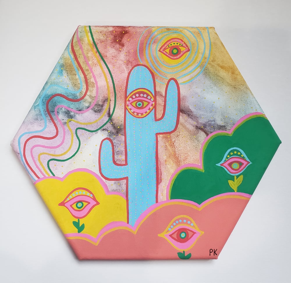 "Sunset Trip" painting