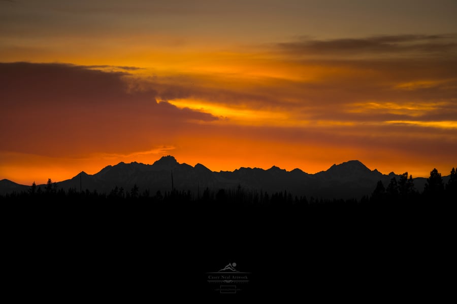 Image of Mountain Sunset