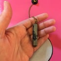 Pendulum with Vintage Findings and Pyrite