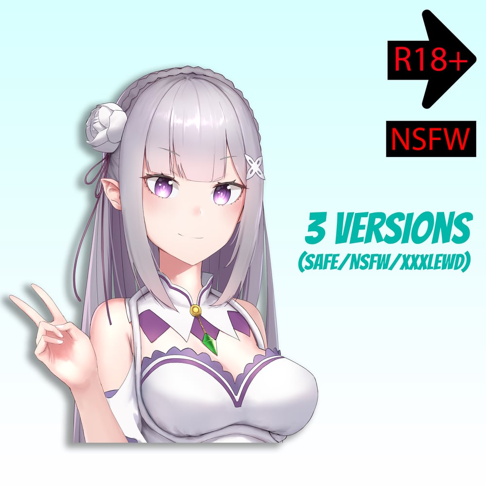 re:Zero EMILIA peeker - [SAFE/NSFW/XXXLEWD]