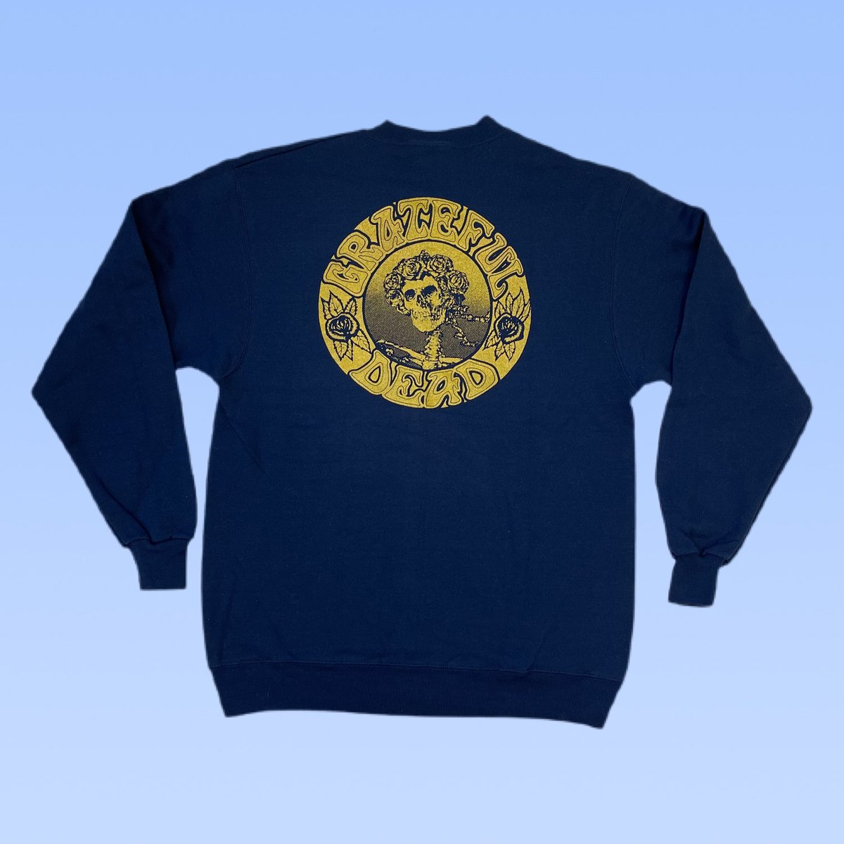 Original Vintage Grateful Dead 1990's Seva Long Sleeve Crewneck Sweatshirt! - SMALL or MEDIUM 